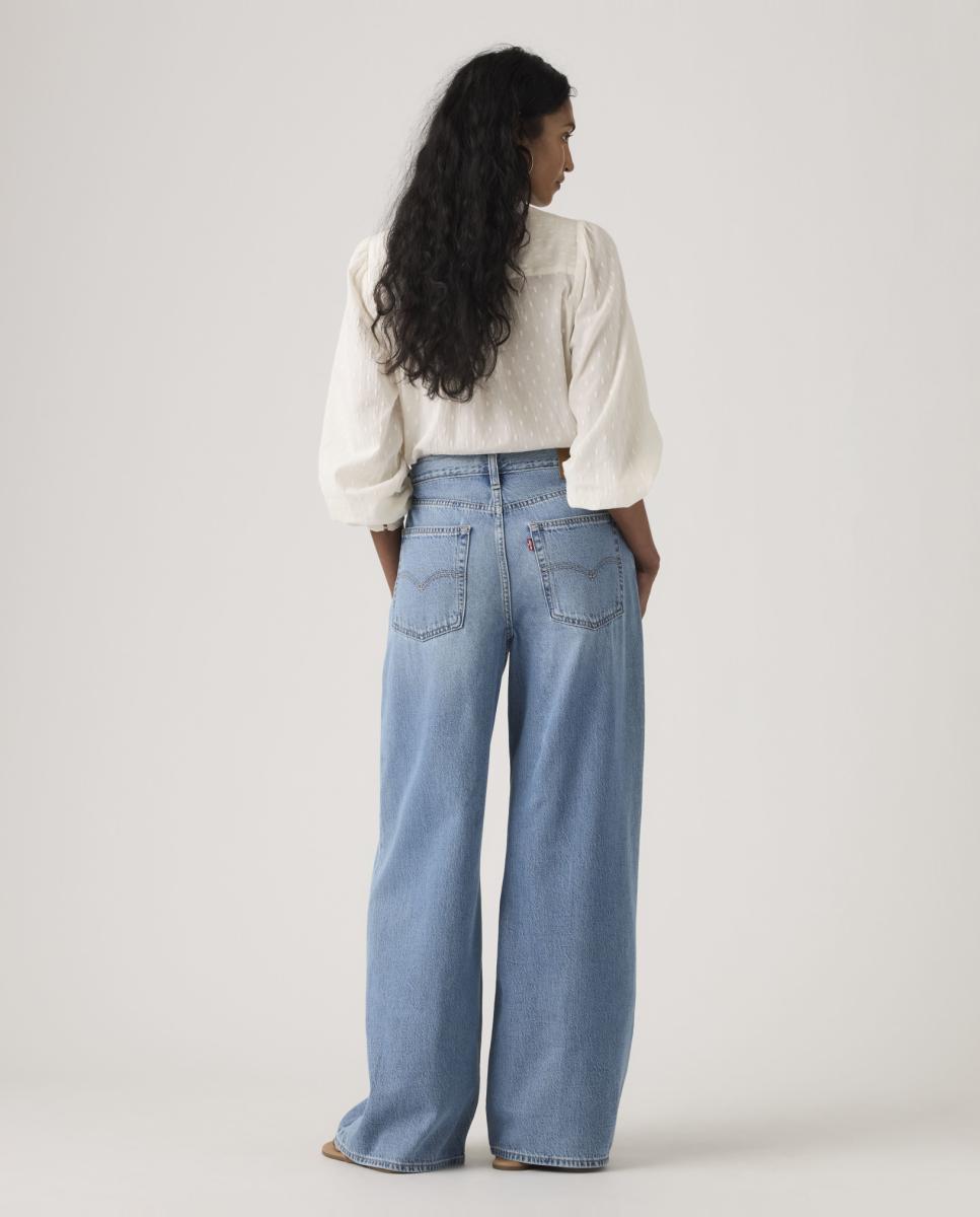 Jeans Straight XL Straight™ de Cintura Média Azul-claro-2