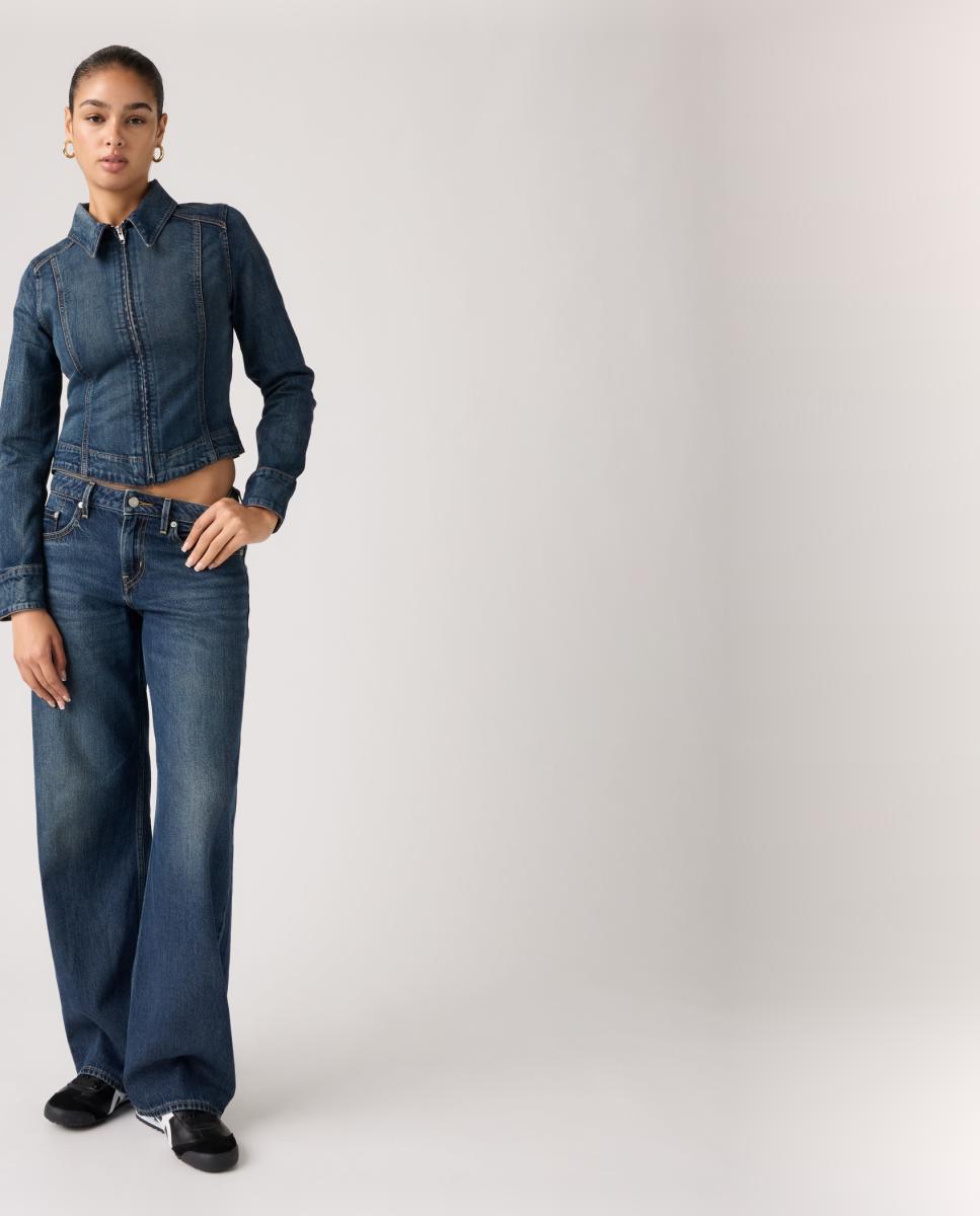 Imagem 0 de Jeans Straight Low Loose com Cintura Baixa