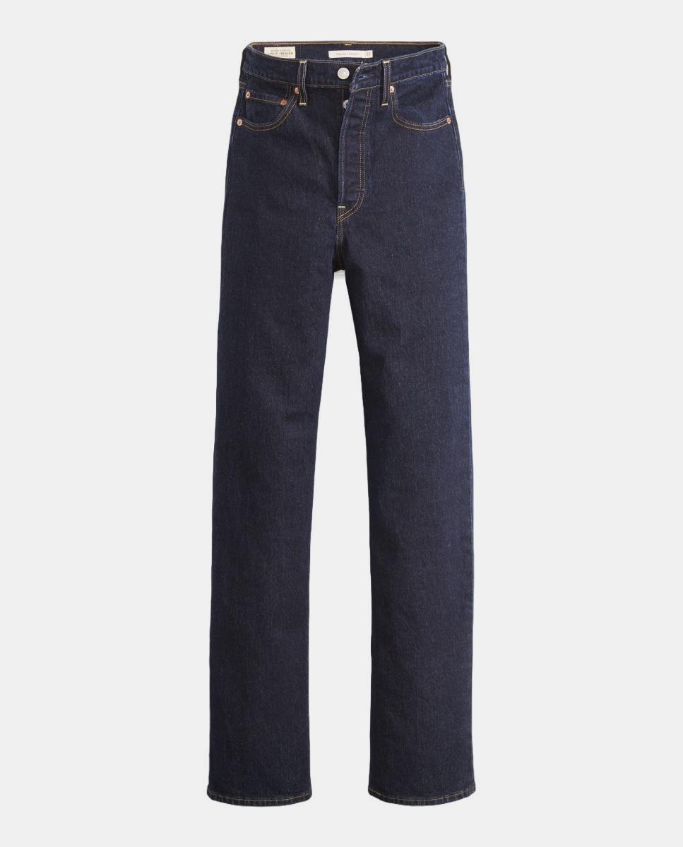 Vaquero recto Ribcage? Full Lenght de de mujer tiro alto - Levi's - Azul índigo Azul índigo-5
