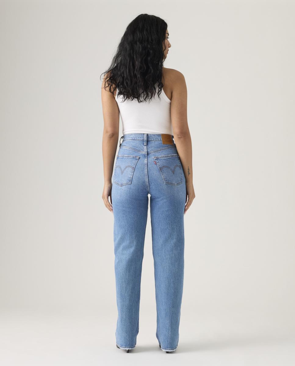 Vaquero recto Ribcage? Full Lenght de de mujer tiro alto - Levi's - Azul Azul-2