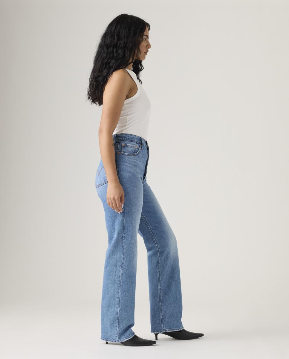 Vaquero recto Ribcage? Full Lenght de de mujer tiro alto - Levi's - Azul Azul-6