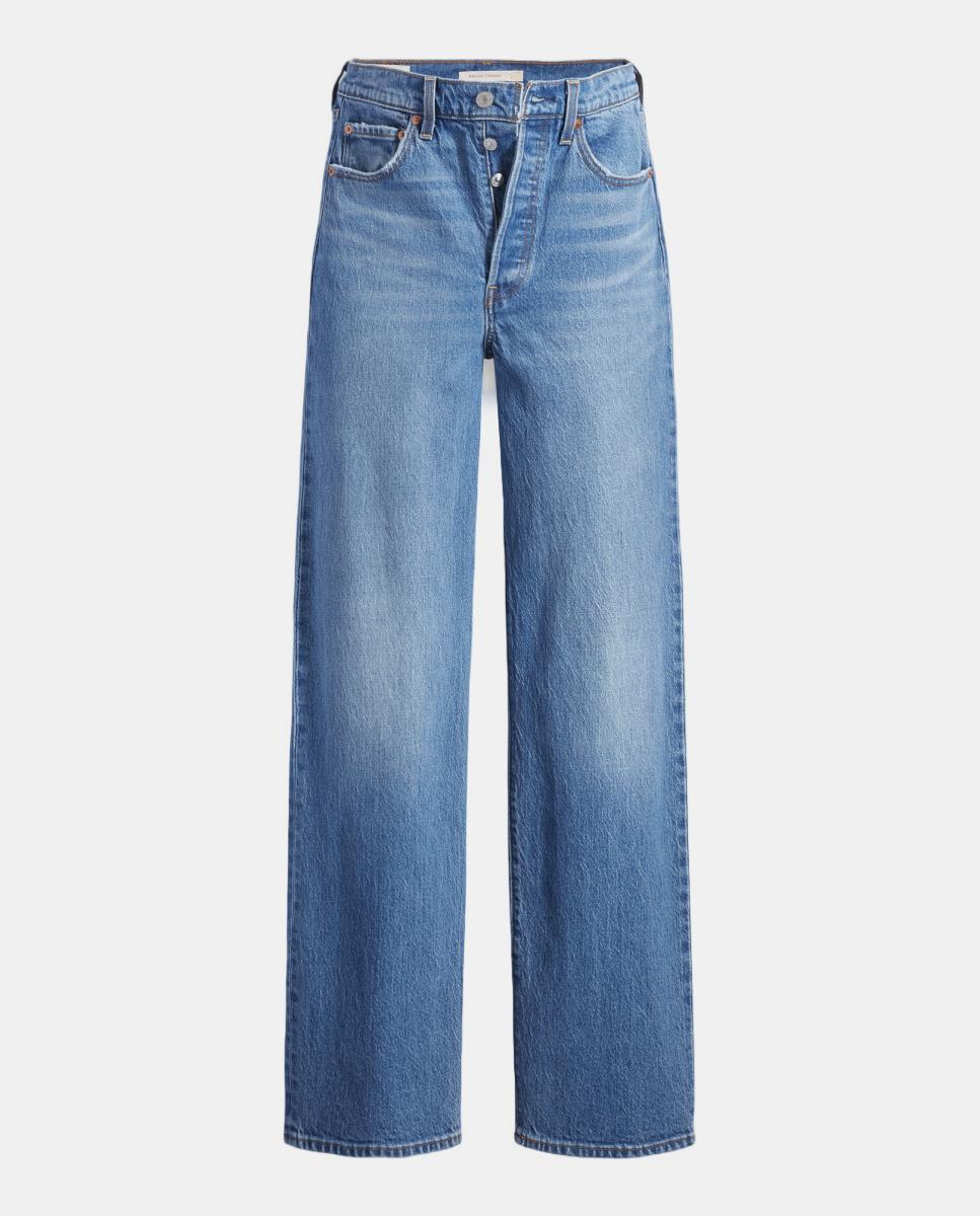 Vaquero recto Ribcage? Full Lenght de de mujer tiro alto - Levi's - Azul Azul-7