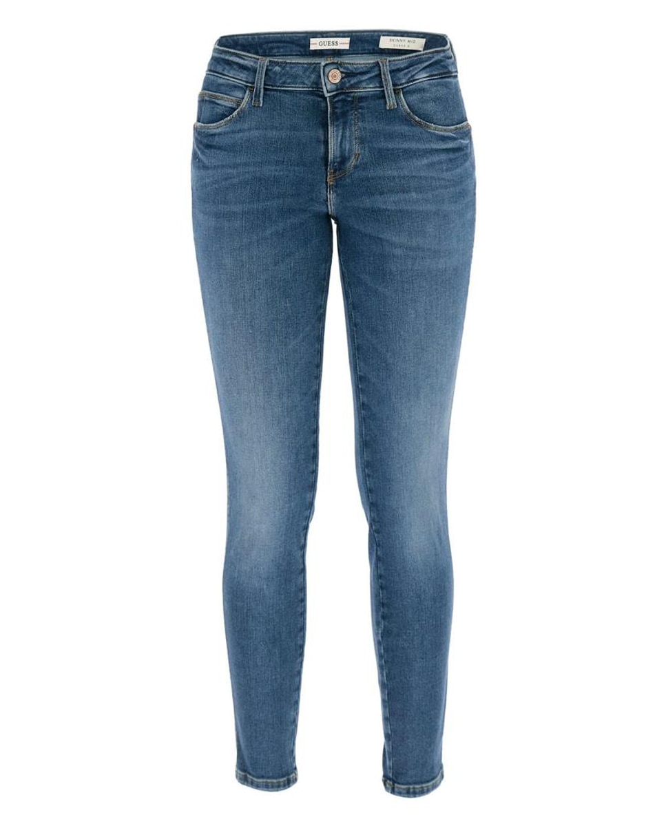 Calça de ganga de senhora Azul-6
