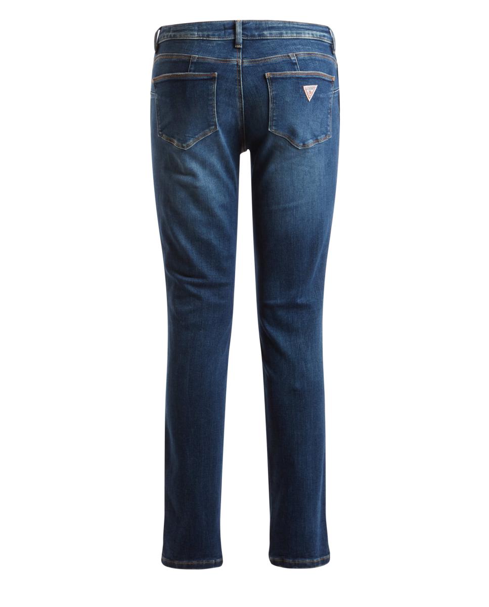 Calça de ganga de senhora Azul-7