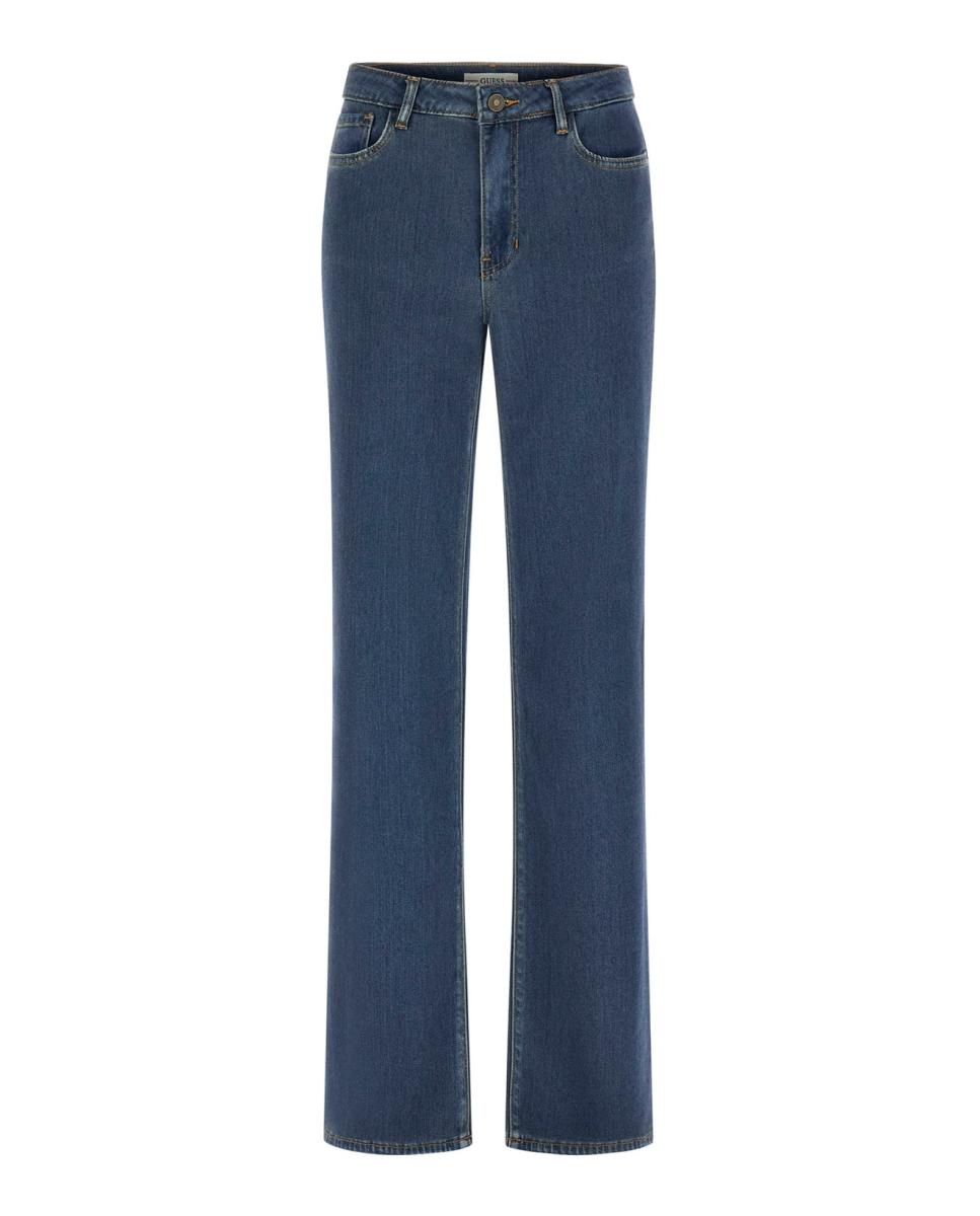 Calça de ganga de senhora Azul-5