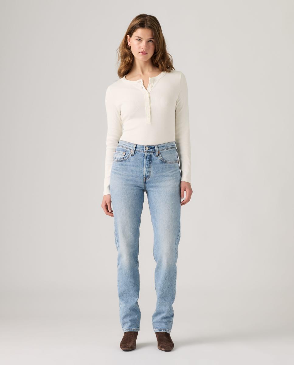 Jeans Straight 501® Jeans for Women Azul-claro-4