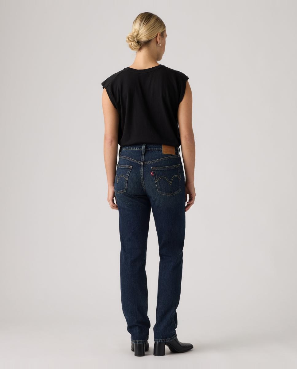 Jeans Straight 501® Jeans for Women Azul-marinho-2