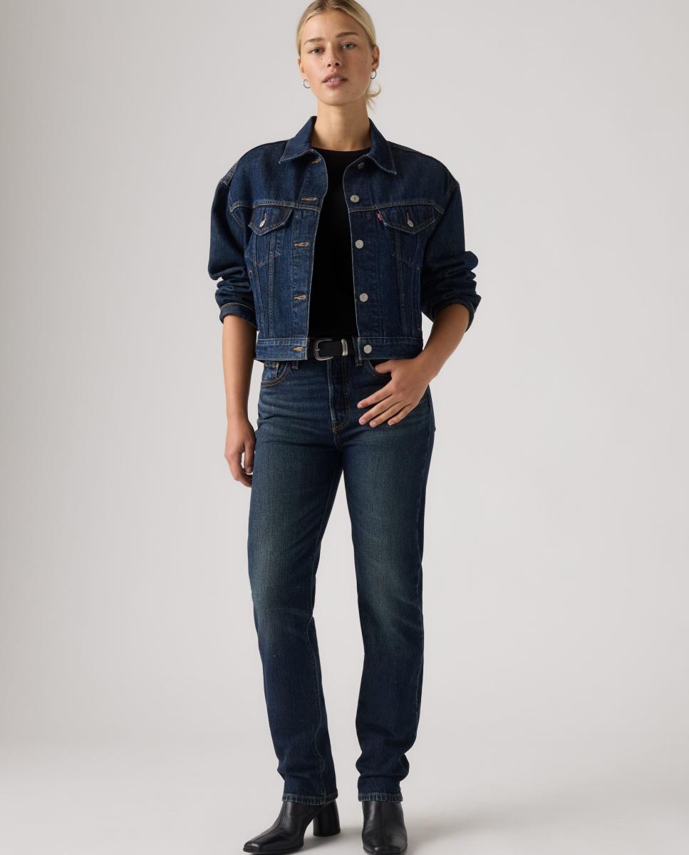 Jeans Straight 501® Jeans for Women Azul-marinho-4