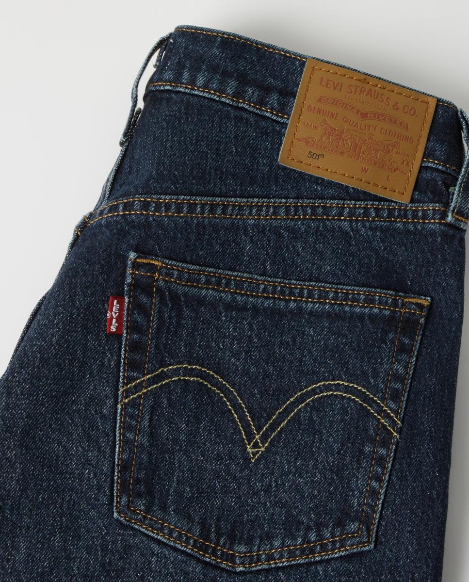 Jeans Straight 501® Jeans for Women Azul-marinho-7