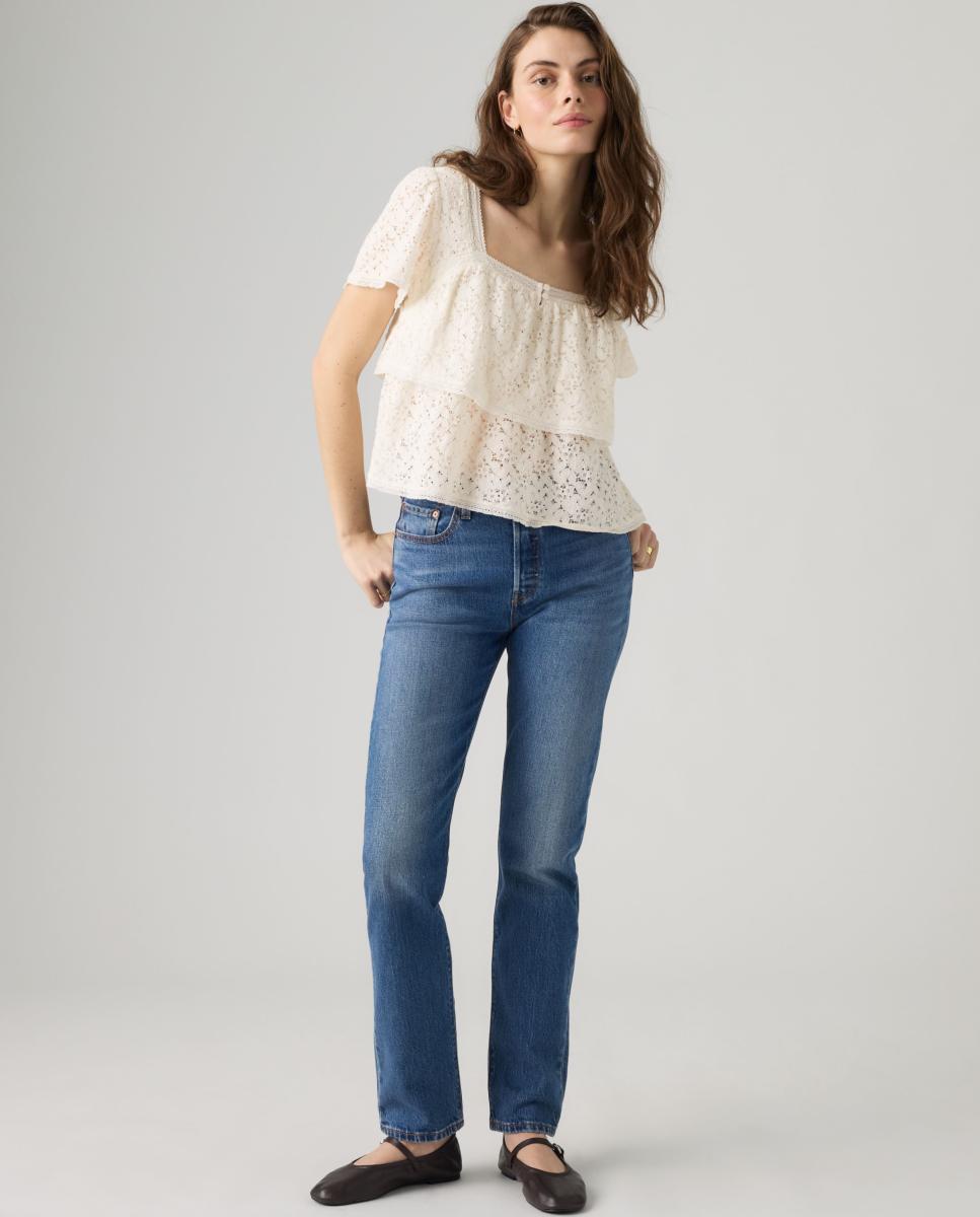 Jeans Straight 501® Jeans for Women Azul-4