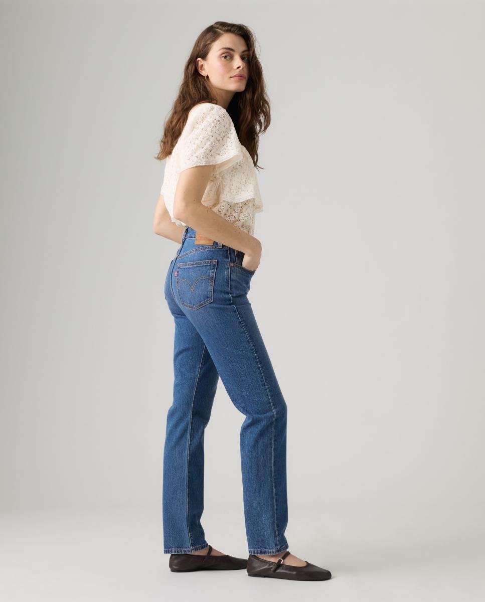Jeans Straight 501® Jeans for Women Azul-5