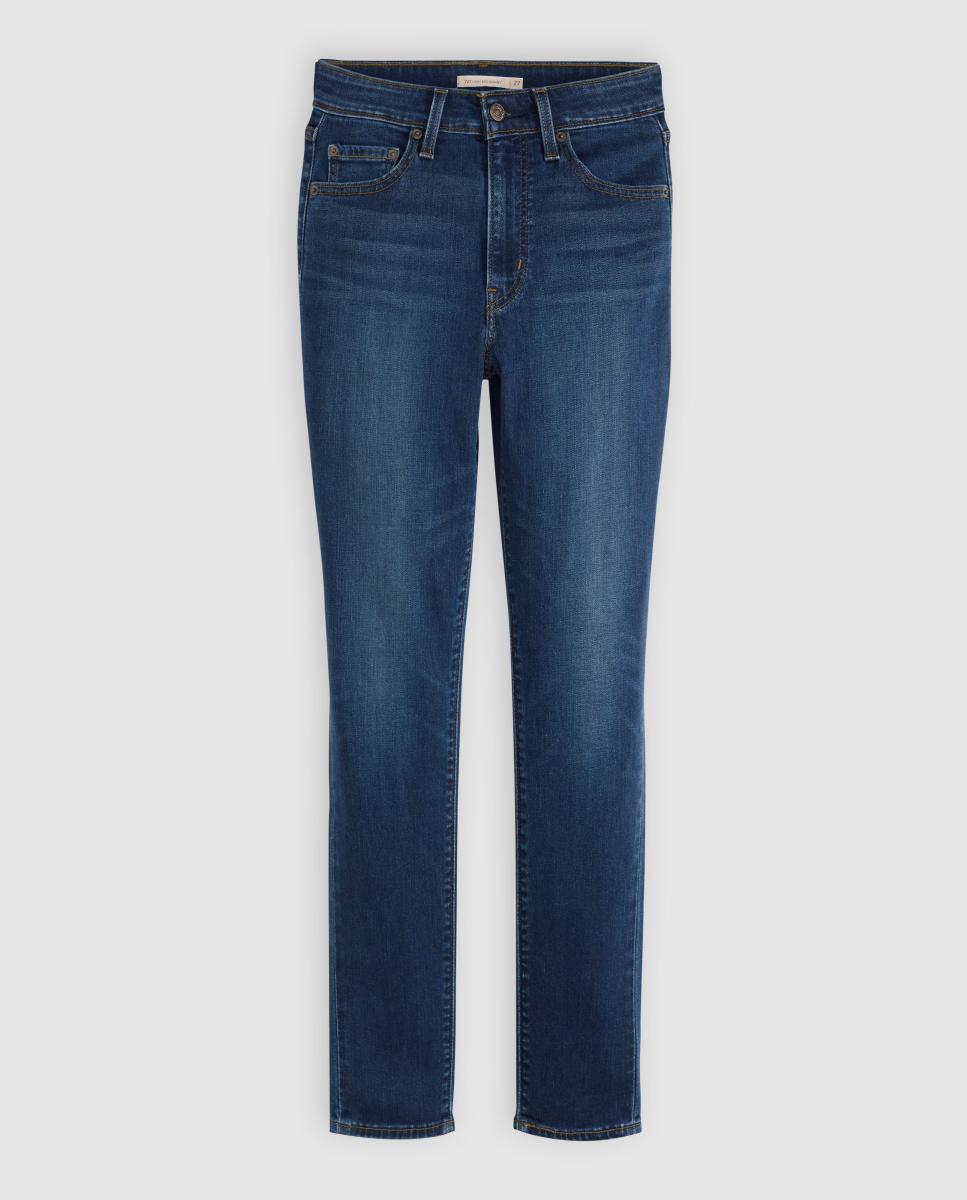 Jeans Skinny 721? High Rise com Cintura Subida Azul-marinho-6