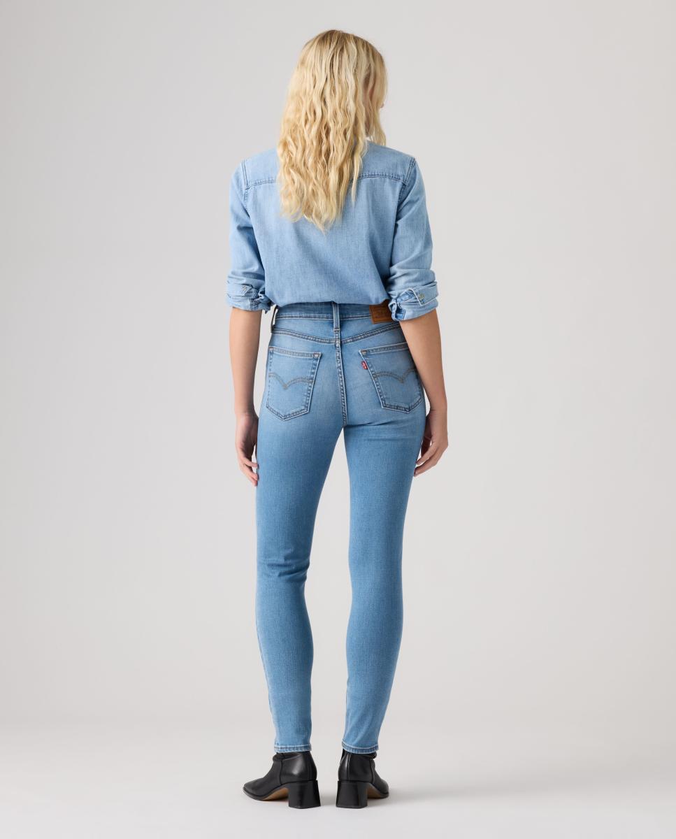 Jeans Skinny 721? High Rise com Cintura Subida Azul-2