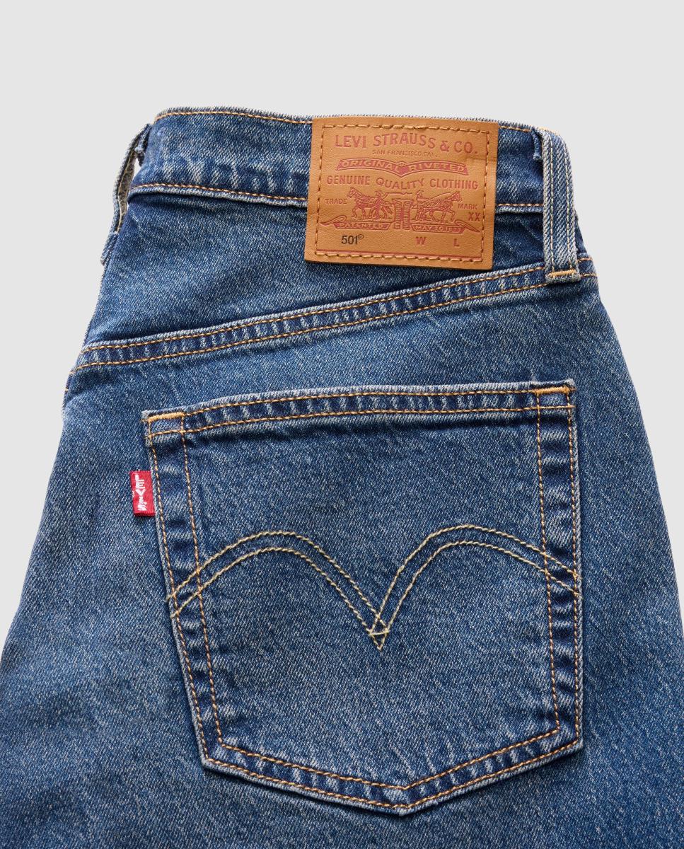 Jeans Straight 501® Crop Azul-marinho-7