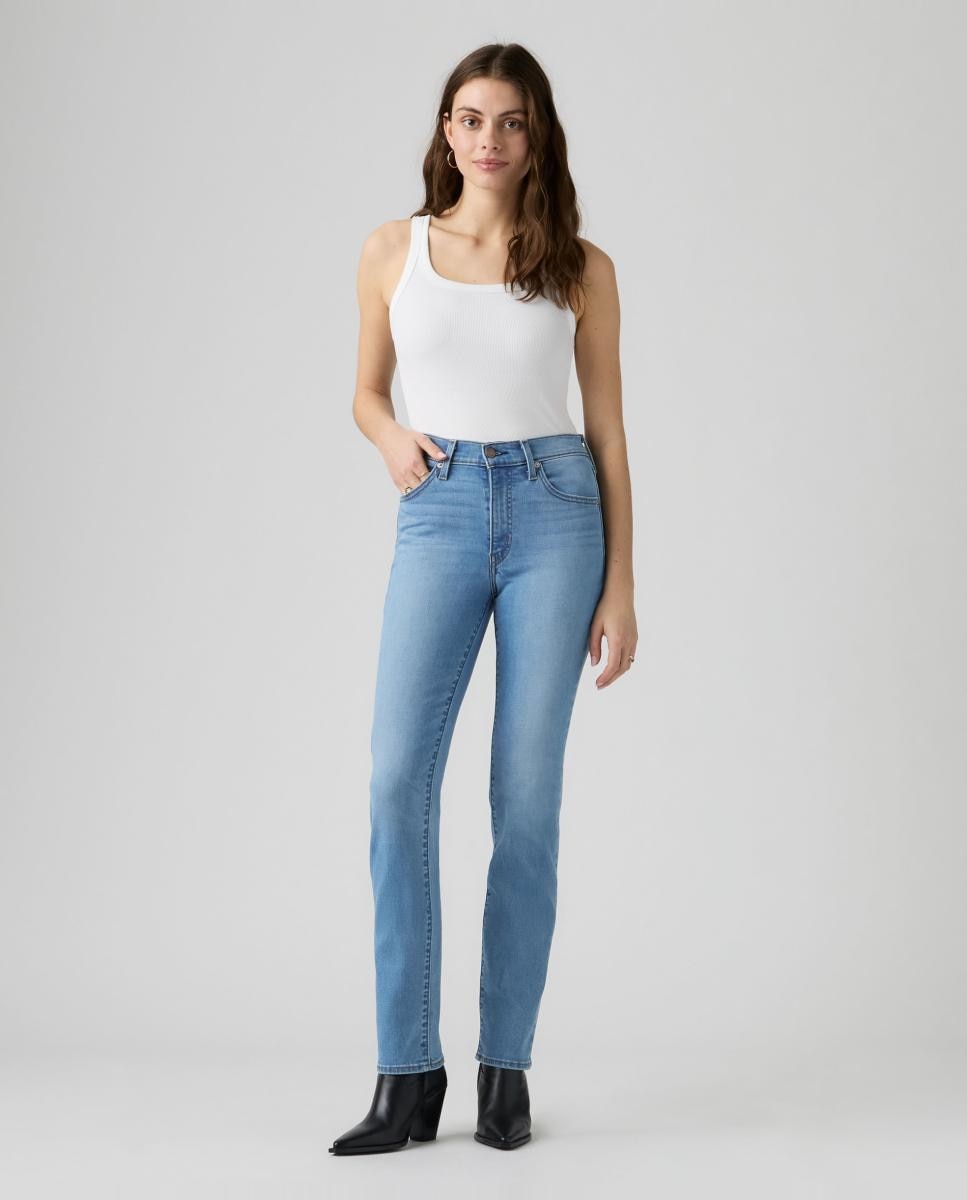 Imagen 1 de Vaquero pitillo 722? High Rise Slim de mujer tiro alto - Levi's - Azul Azul