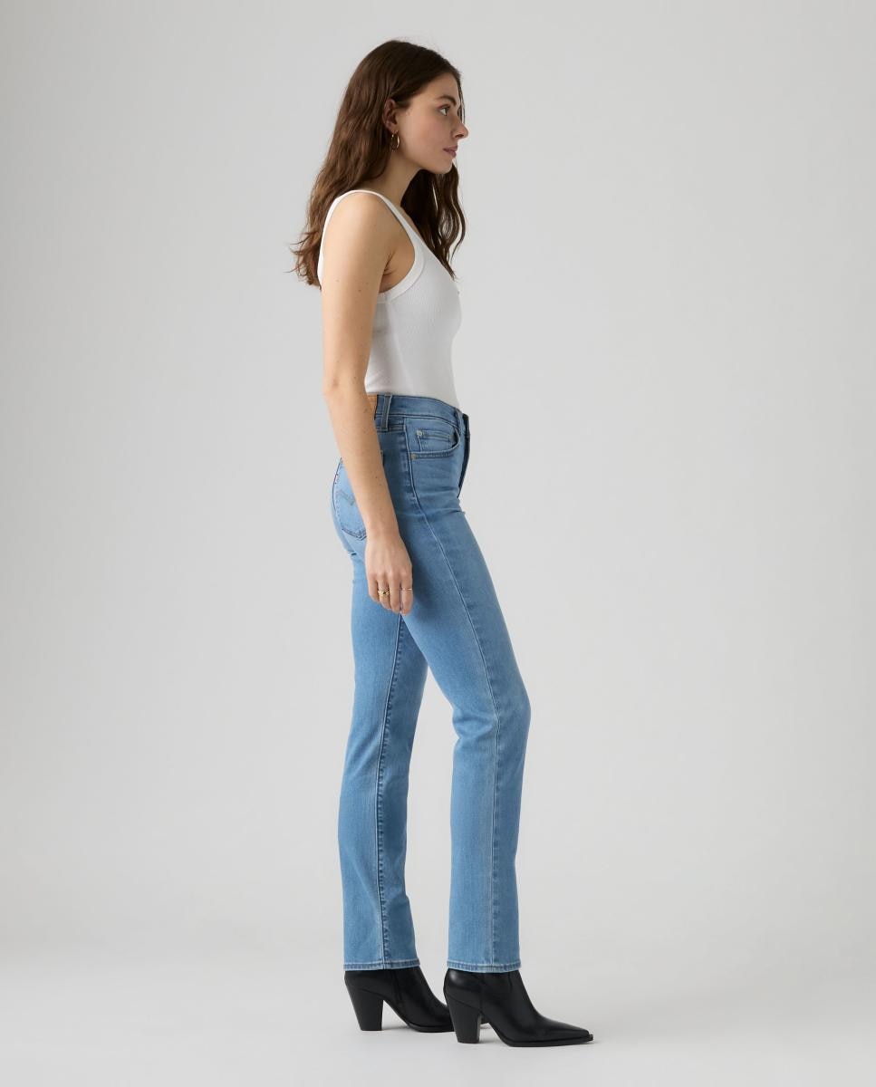 Imagen 5 de Vaquero pitillo 722? High Rise Slim de mujer tiro alto - Levi's - Azul Azul