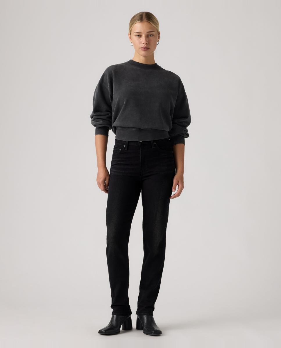 Jeans Skinny 722? High Rise Slim com Cintura Subida Cinzento-escuro-4