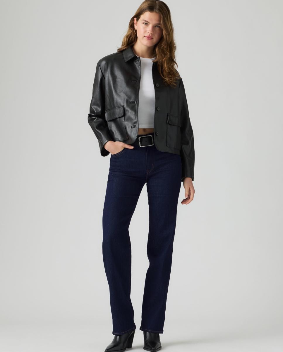 Jeans Straight 723? High Rise Straight com Cintura Subida Azul-índigo-4