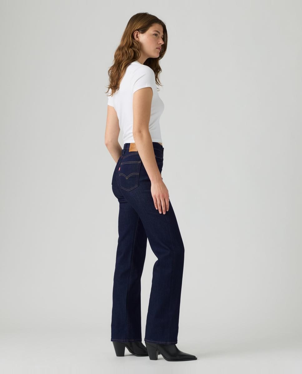 Jeans Straight 723? High Rise Straight com Cintura Subida Azul-índigo-5