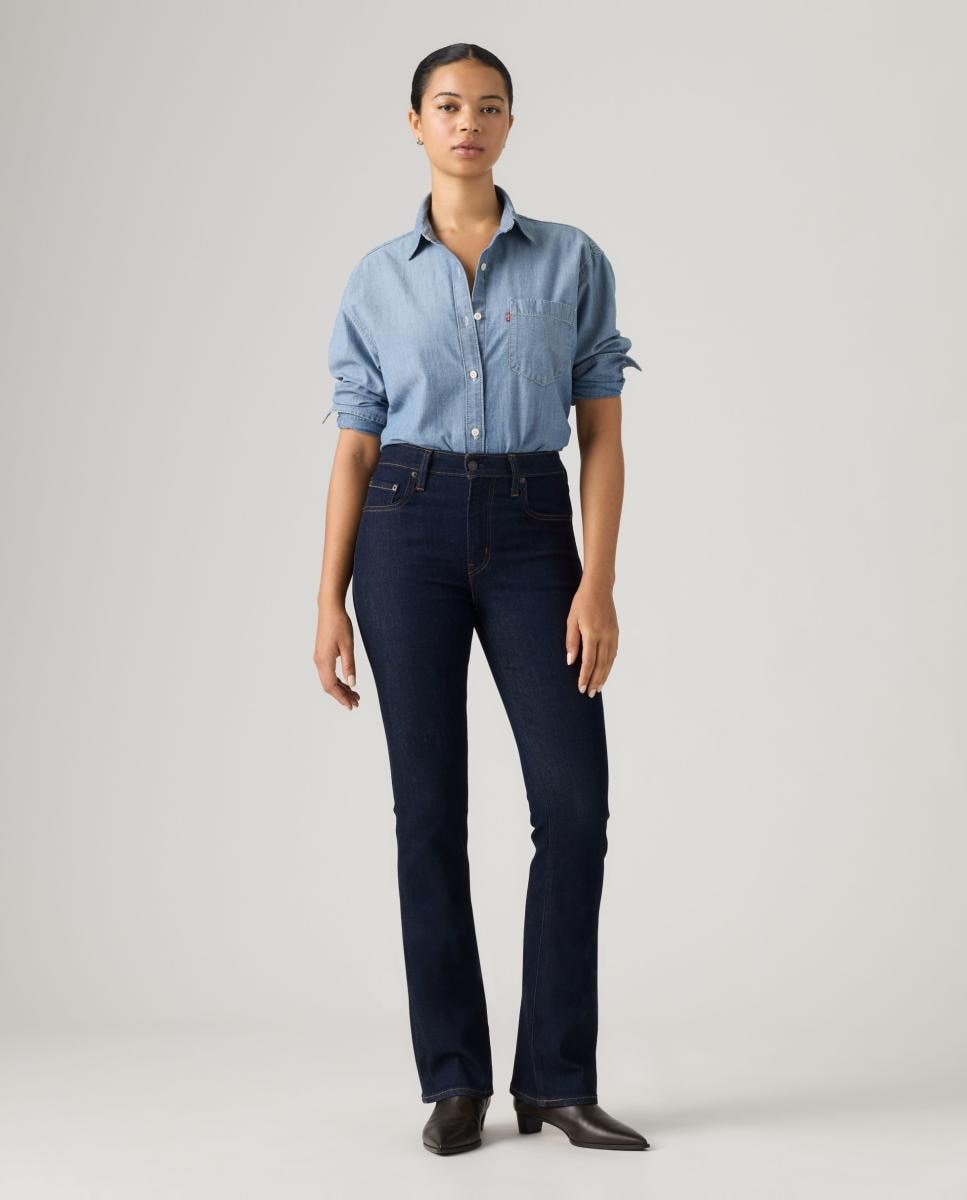 Imagem 0 de Jeans à Boca de Sino 725? High Rise Bootcut com Cintura Subida