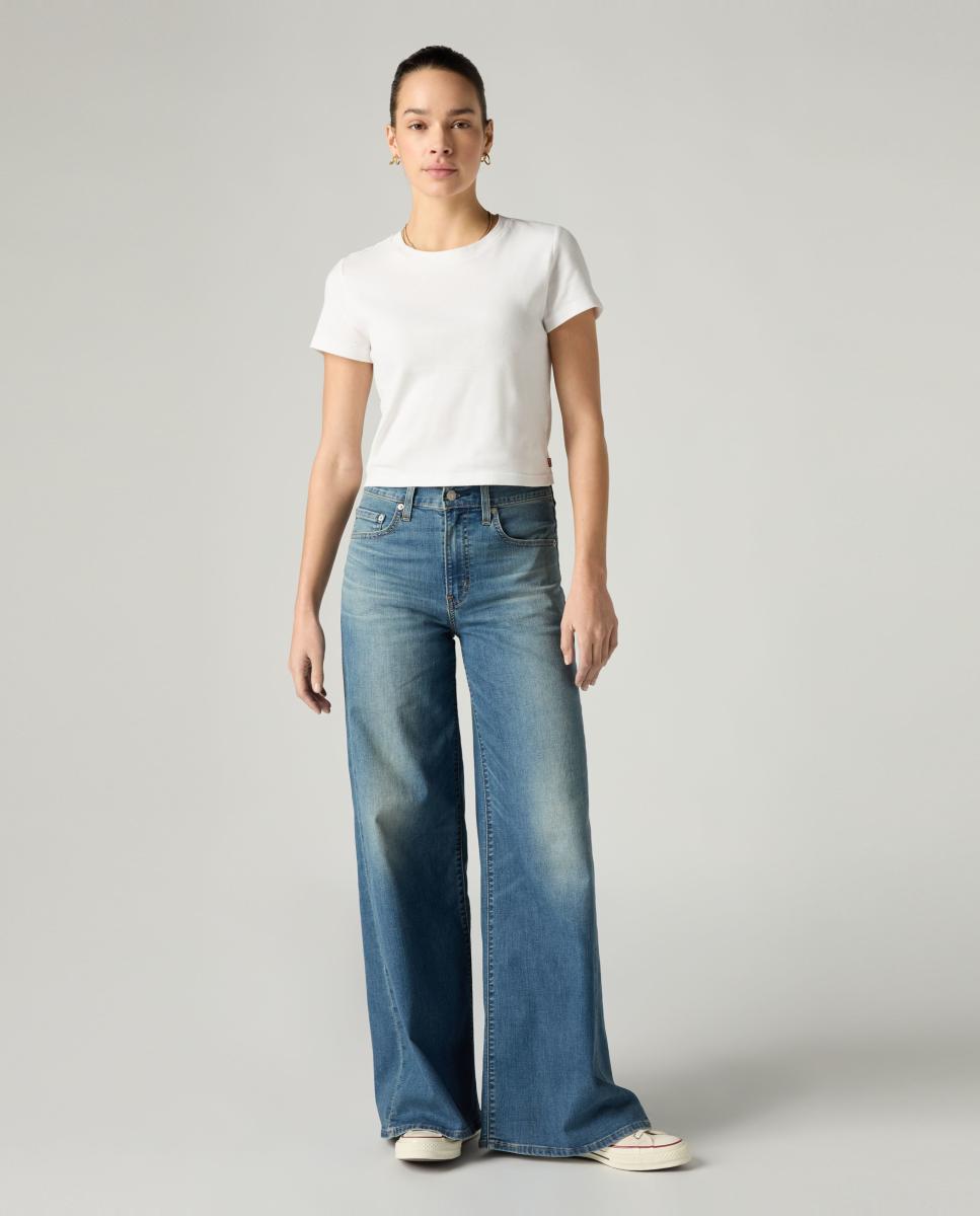 Imagem 0 de Jeans Straight 728? High Rise Wide Leg