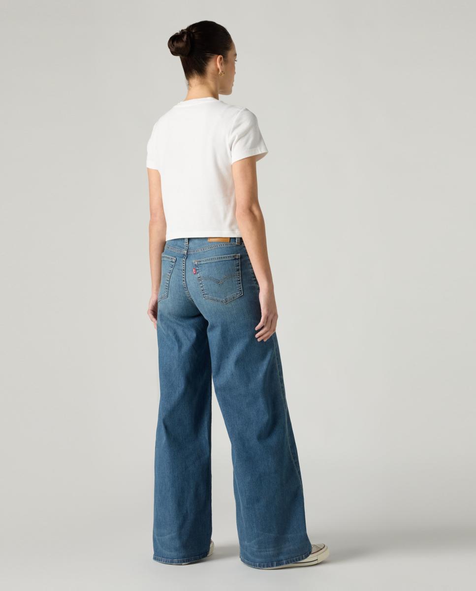 Jeans Straight 728? High Rise Wide Leg Azul-2
