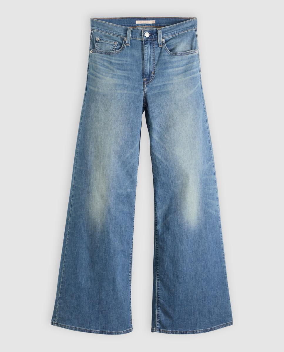 Jeans Straight 728? High Rise Wide Leg Azul-6
