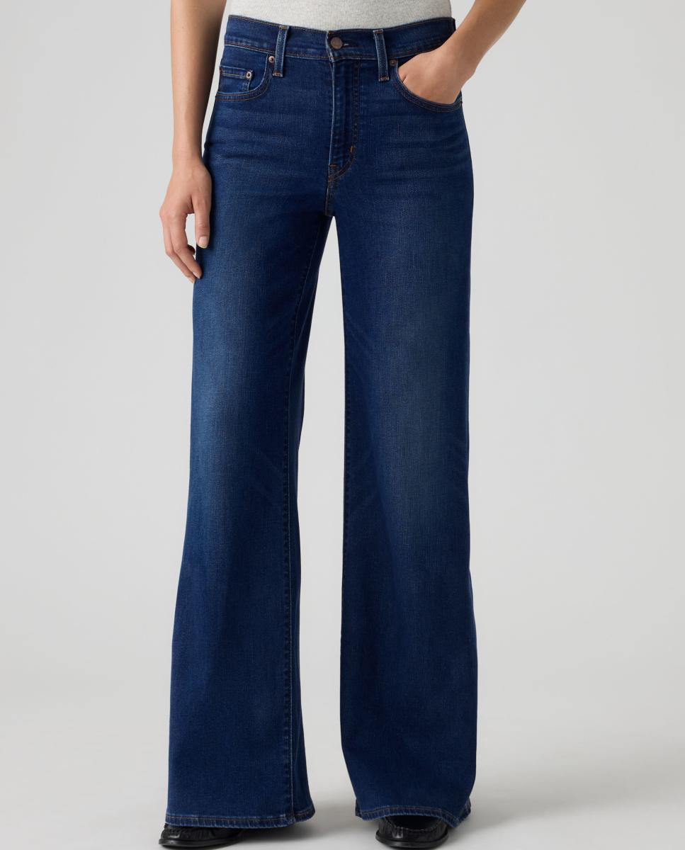 Jeans Straight 728? High Rise Wide Leg Azul-índigo-3