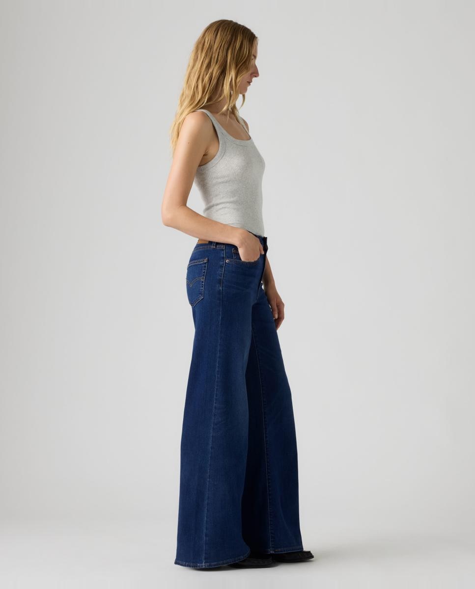 Jeans Straight 728? High Rise Wide Leg Azul-índigo-5