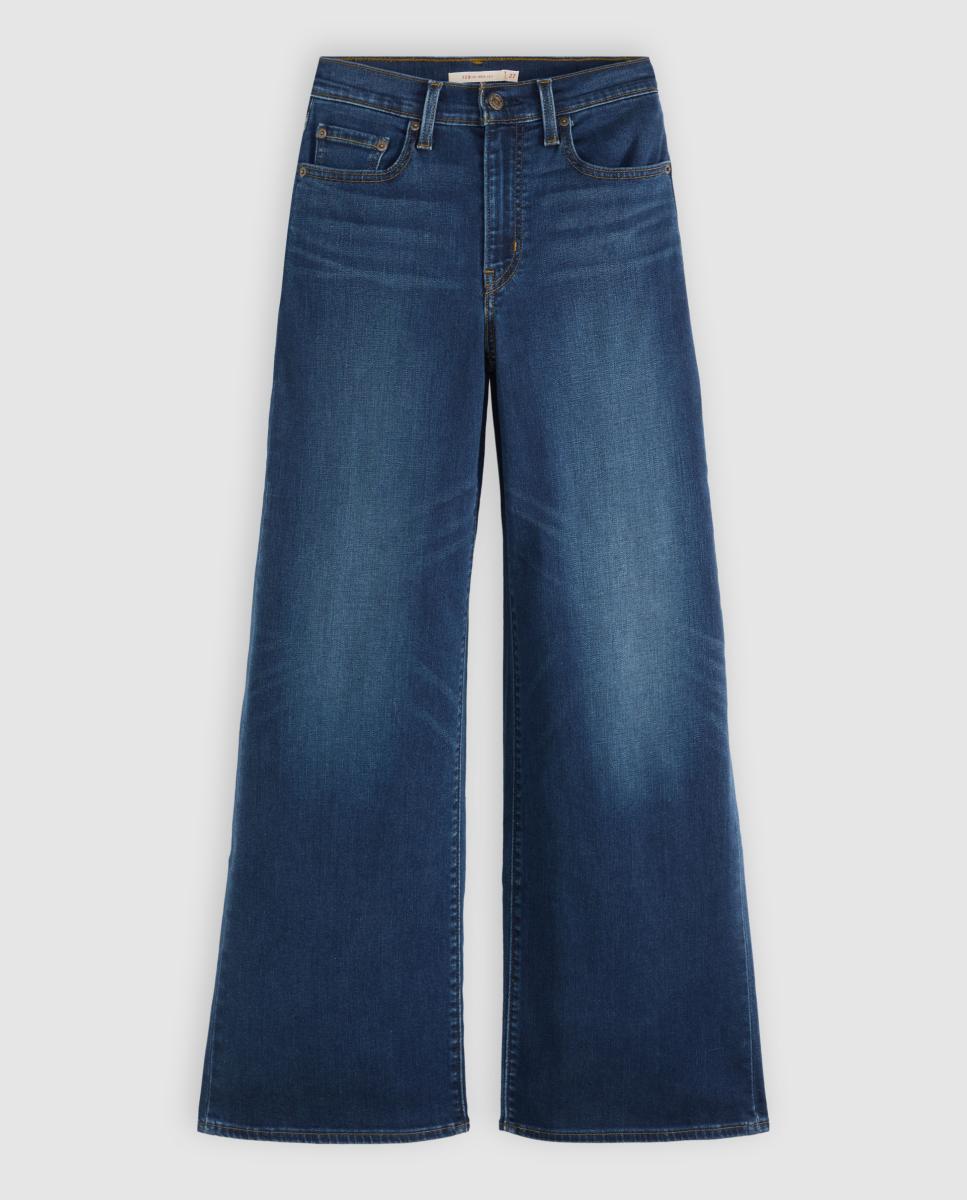 Jeans Straight 728? High Rise Wide Leg Azul-índigo-6