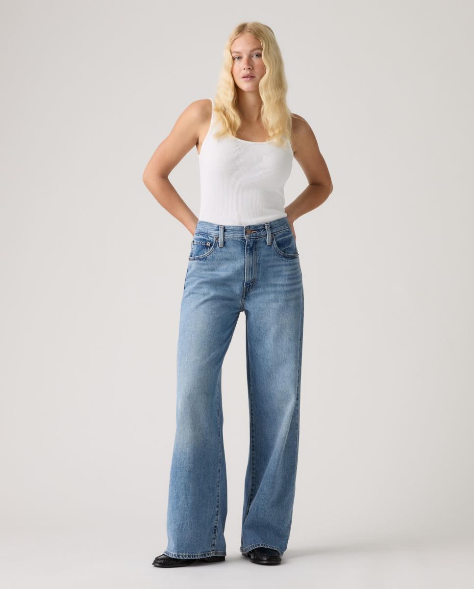 Levi's - Vaquero recto de mujer Cinch Wide leg.