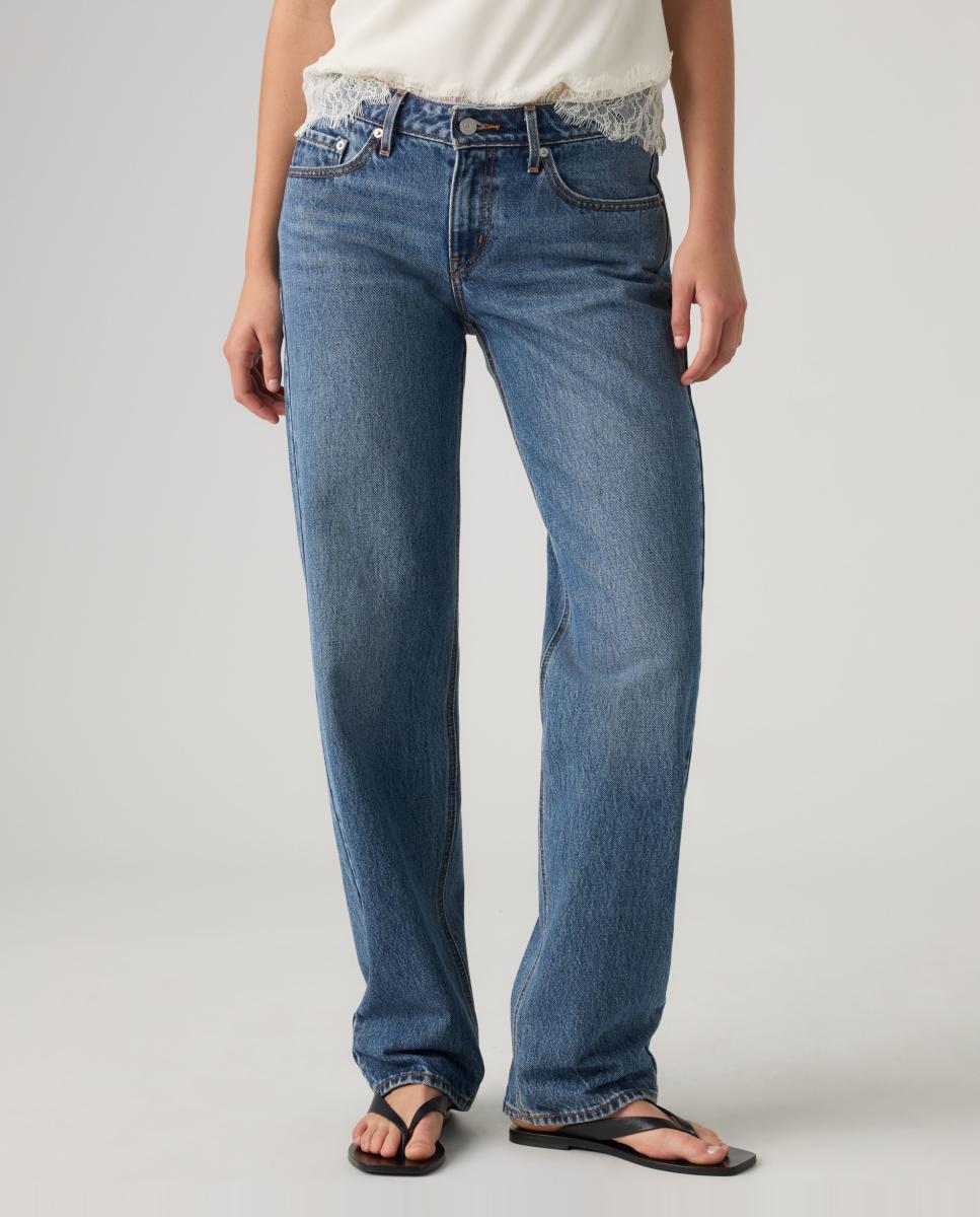 Vaquero slim Low Straight de mujer tiro bajo - Levi's - Azul Azul-3
