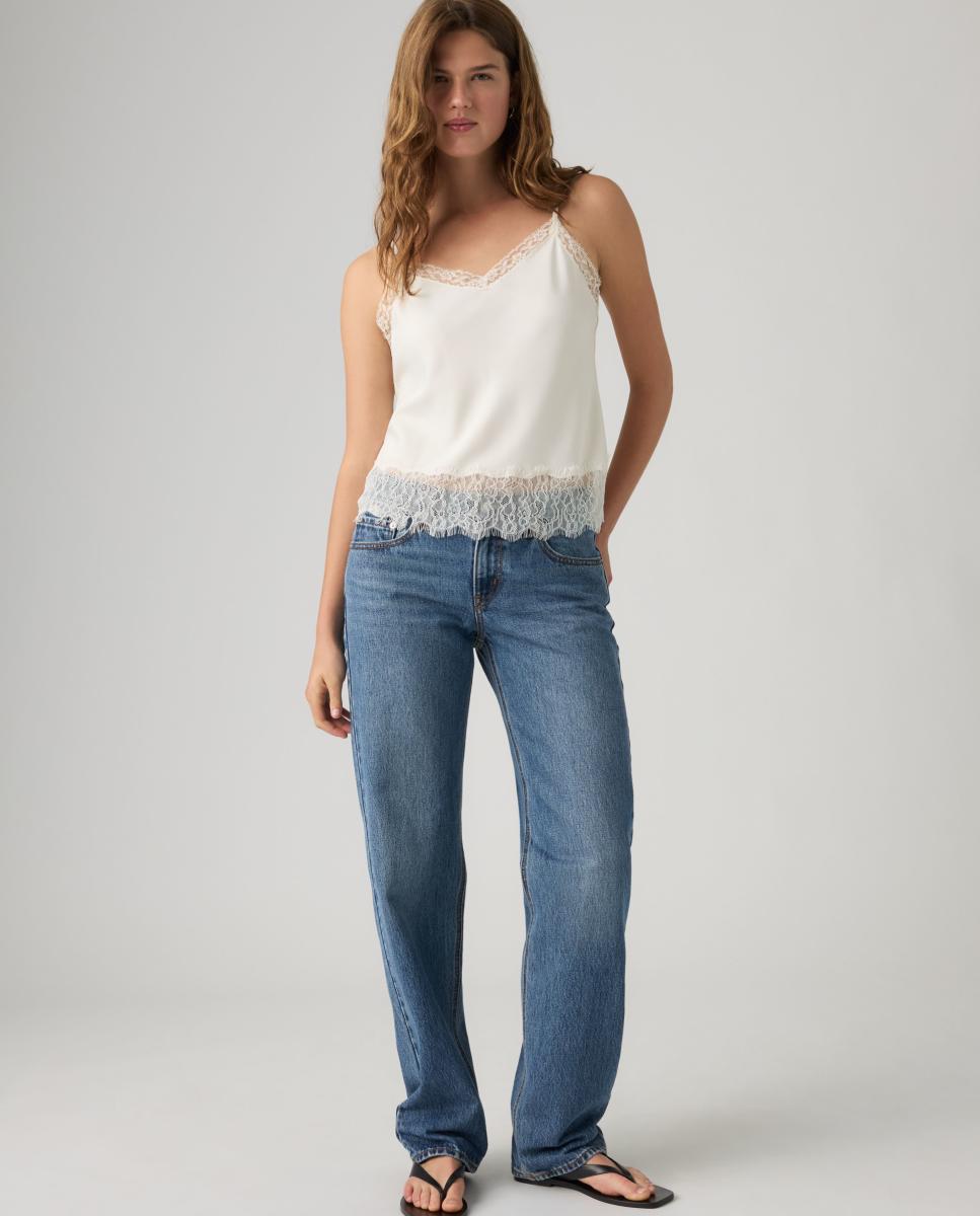 Vaquero slim Low Straight de mujer tiro bajo - Levi's - Azul Azul-4