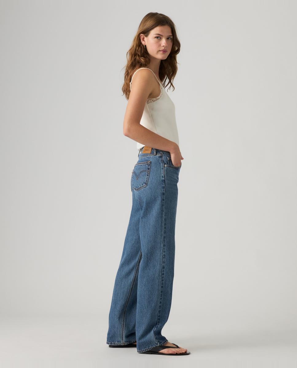 Vaquero slim Low Straight de mujer tiro bajo - Levi's - Azul Azul-5