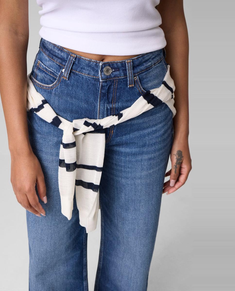 Vaqueros largo de mujer - Guess - Azul Azul-4