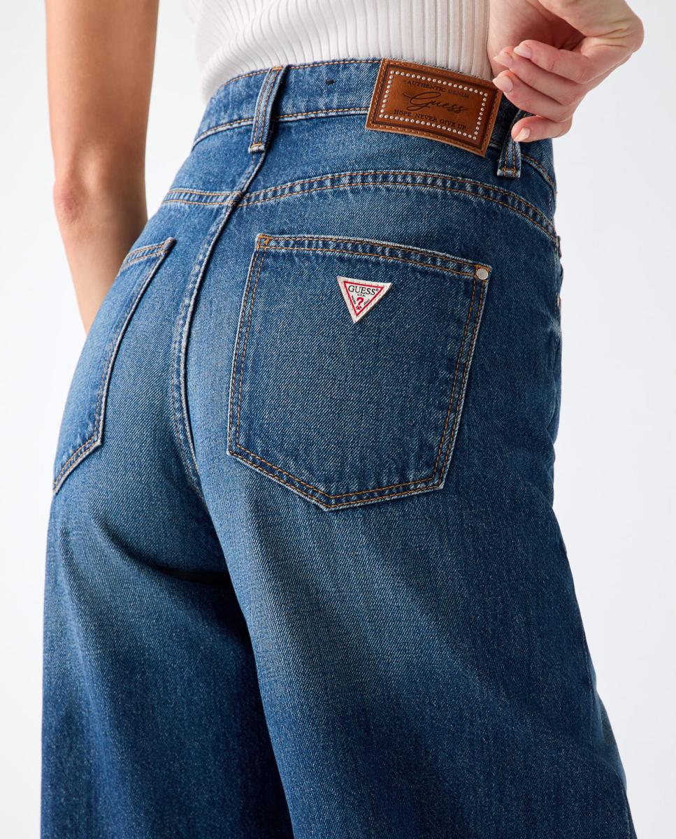 Vaqueros largo de mujer - Guess - Azul Azul-7