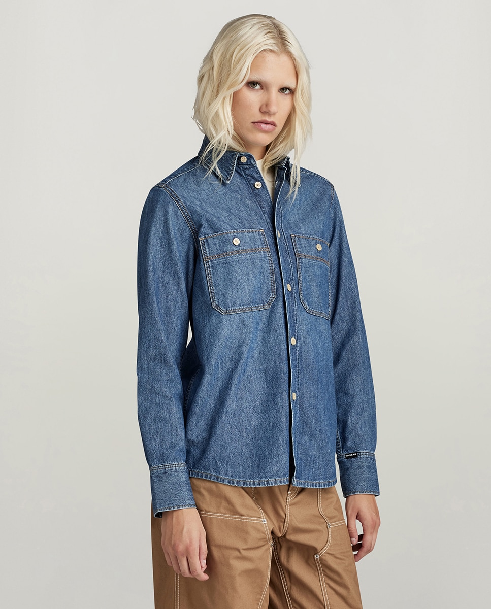 Imagem 0 de Camisa de ganga de senhora