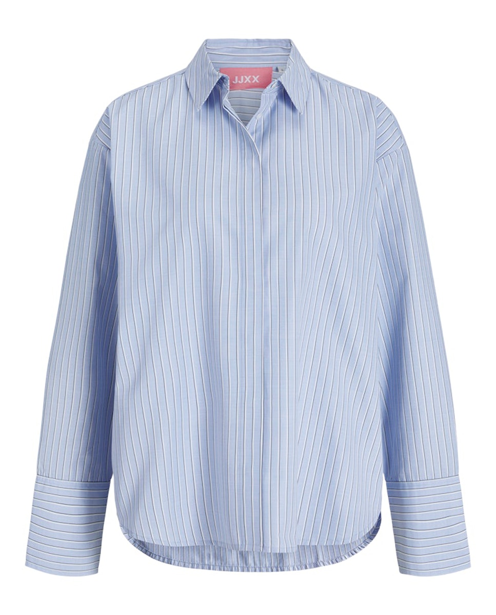 Camisa de Popelina Azul-5