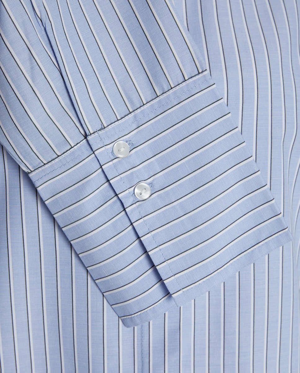 Camisa de Popelina Azul-8