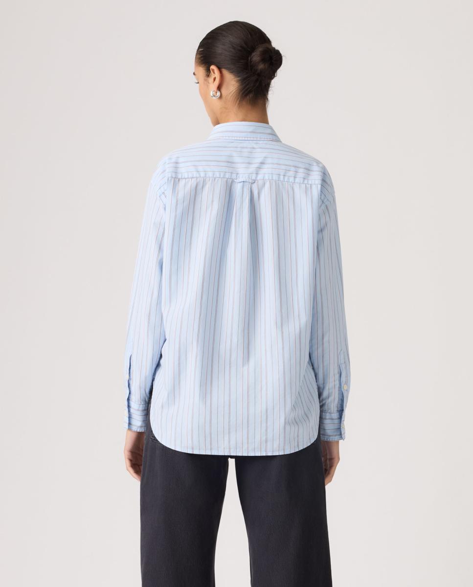 Camisa de mulher com manga comprida Multicolor-2