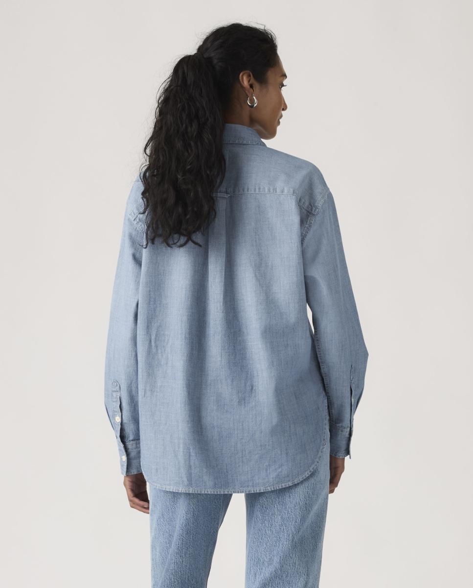 Camisa de mujer de manga larga - Levi's - Azul Azul-2