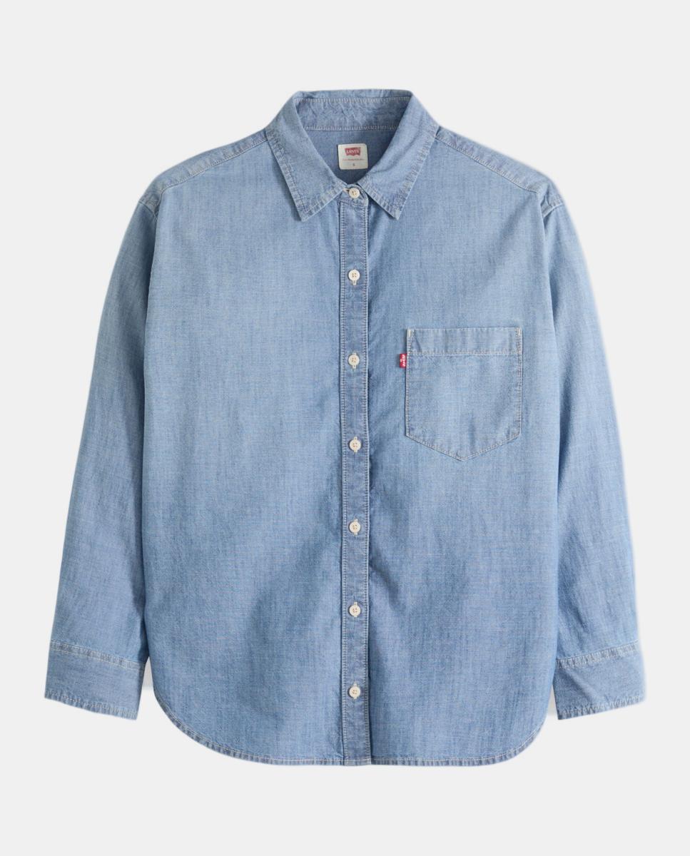 Camisa de mujer de manga larga - Levi's - Azul Azul-5