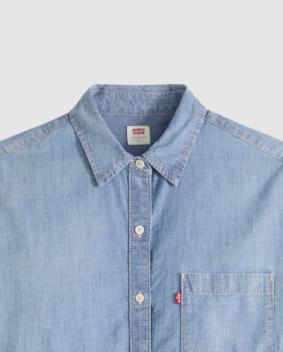 Camisa de mujer de manga larga - Levi's - Azul Azul-6