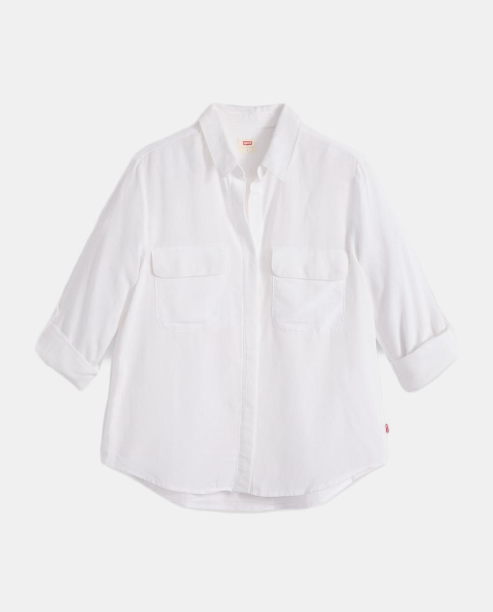 Camisa de mujer de manga larga - Levi's - Blanco Blanco-5