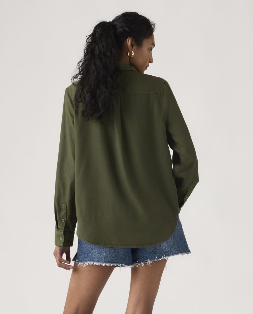 Camisa de mujer de manga larga - Levi's - Verde Verde-2