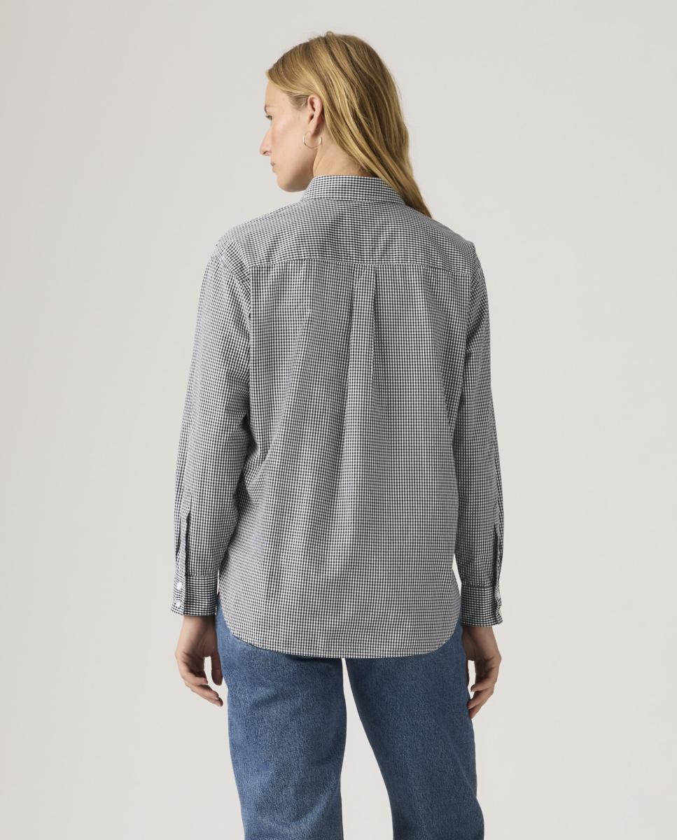 Camisa de mulher com manga comprida Multicolor-2