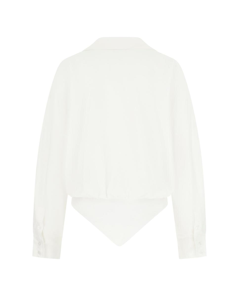 Camisa de manga comprida Branco-2