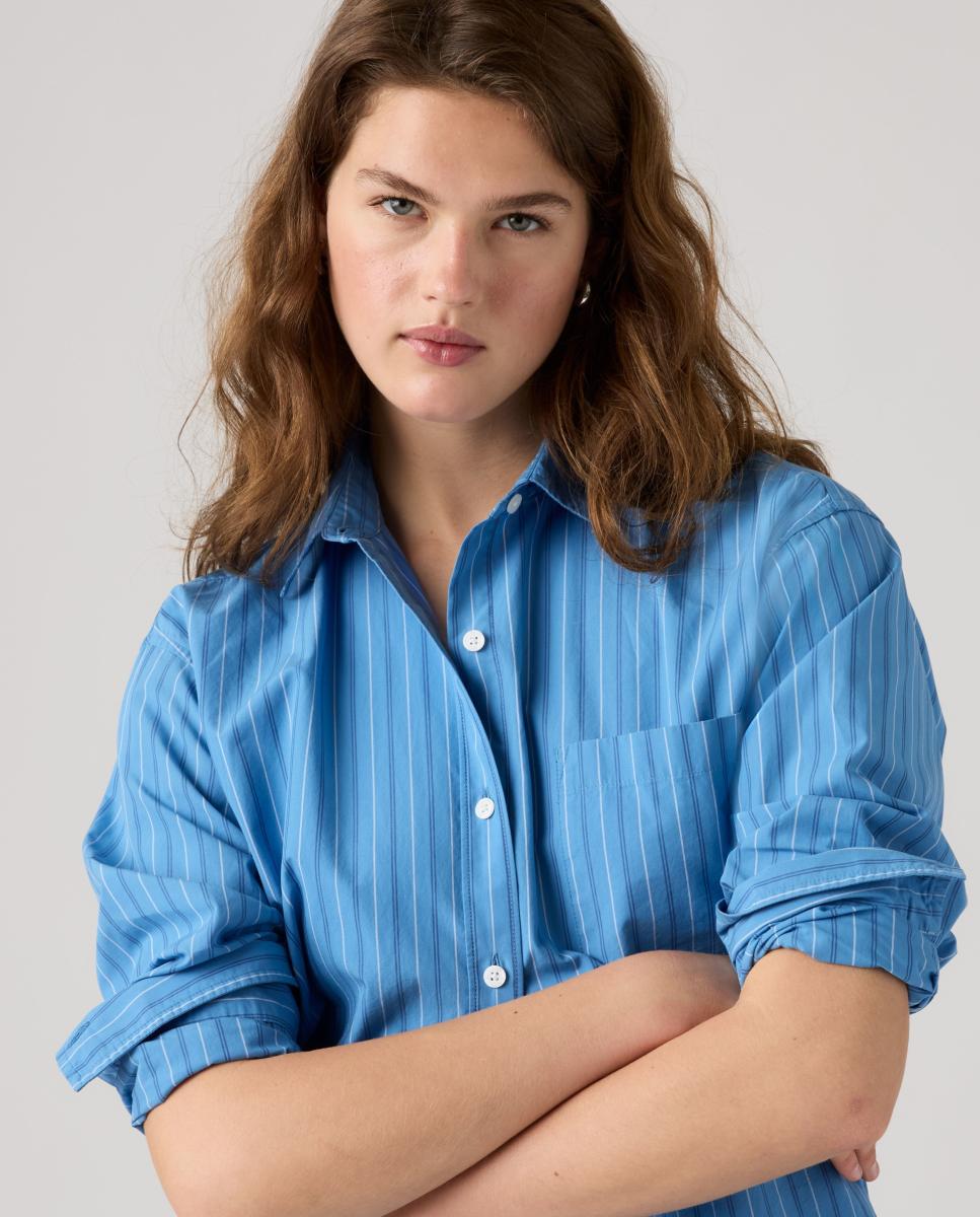 Camisa de mujer de manga larga - Levi's - Azul Azul-3