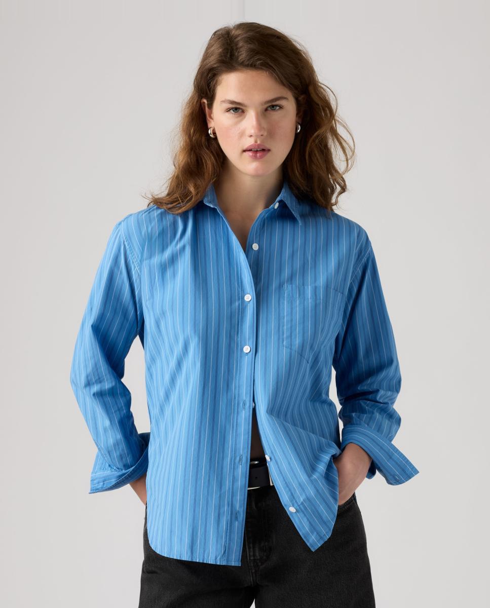 Camisa de mujer de manga larga - Levi's - Azul Azul-4