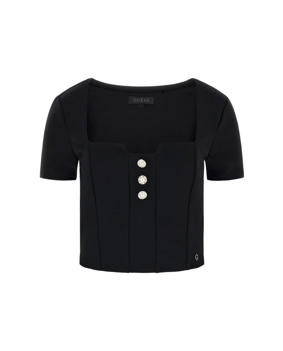 Top com Botões Decorativos Preto-4